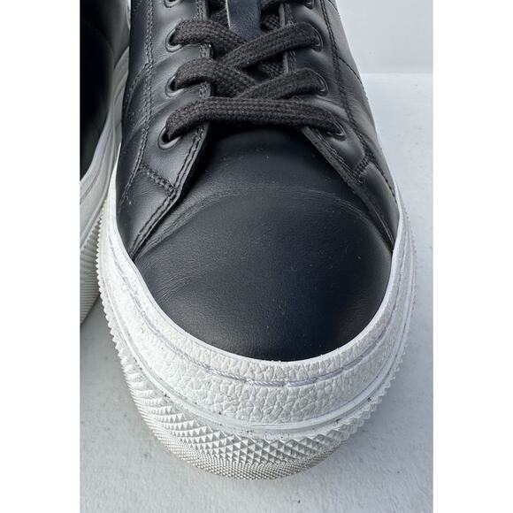 Givenchy Mens Tennis Shoes City Sport Sneakers Size 44 Black / White Logo main image 8
